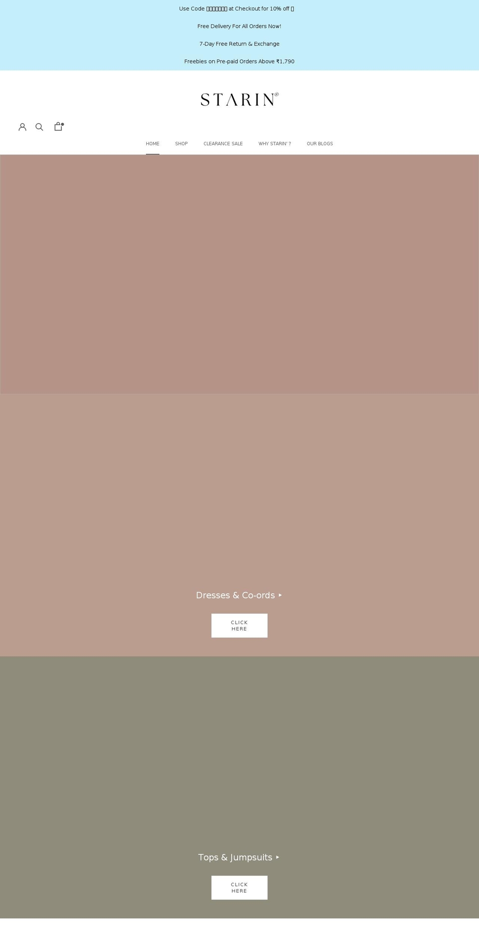 codaoutletstore.com — Shopify storefront screenshot