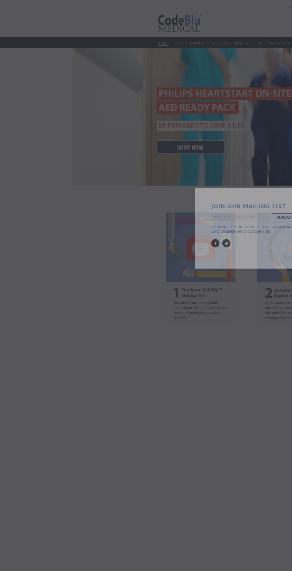 theme-2017 Shopify theme site example codeblumedical.ca