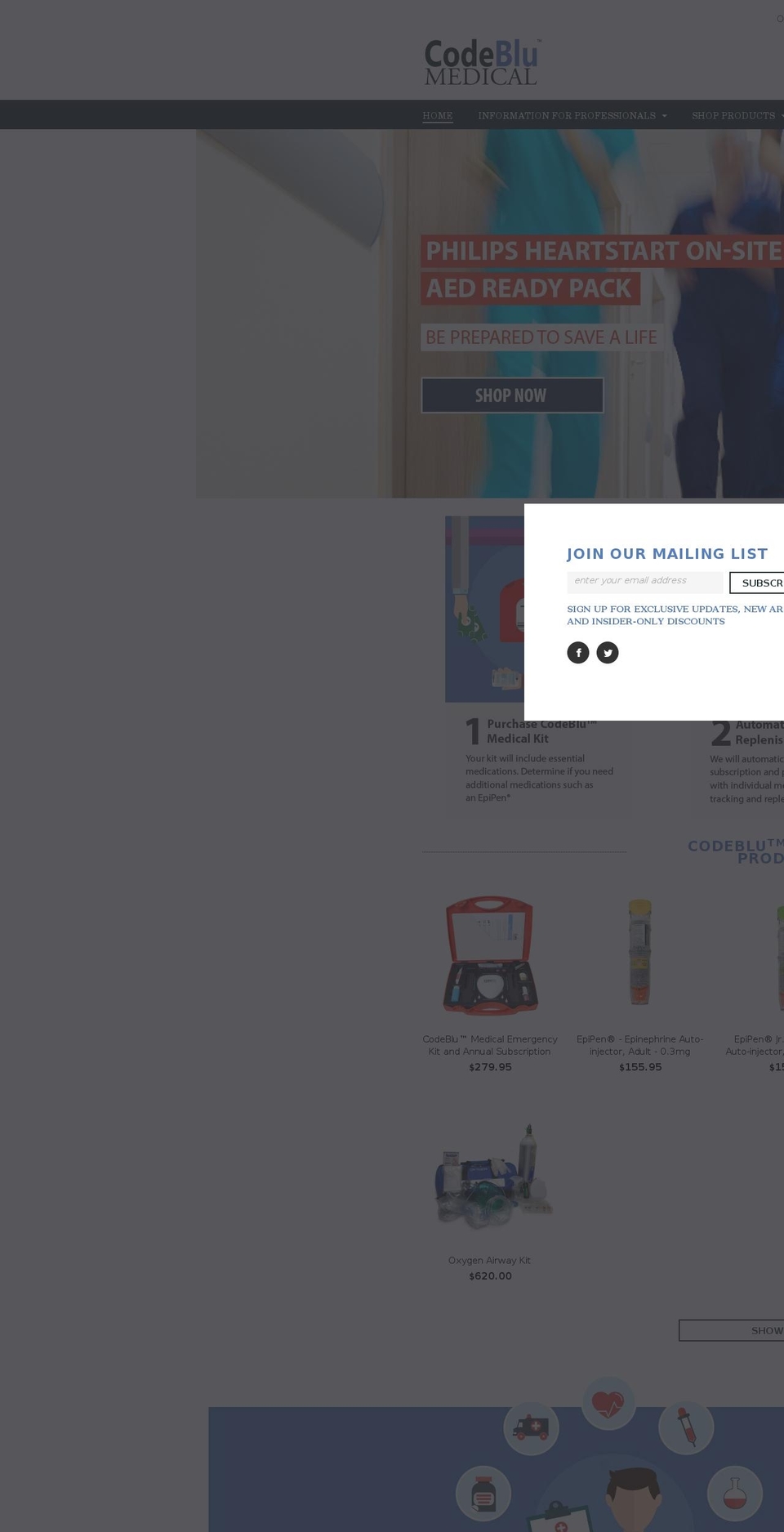 theme-2017 Shopify theme site example codeblumedical.net