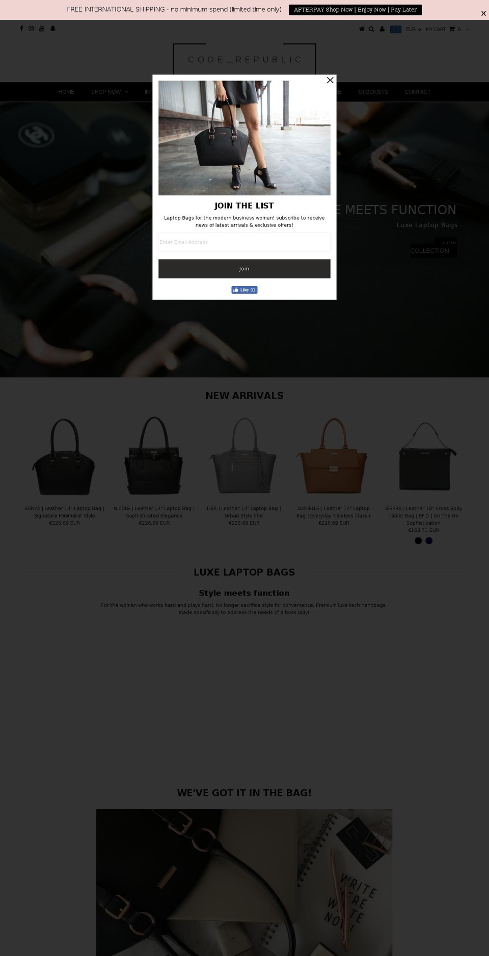 coderepublic.com.au shopify website screenshot