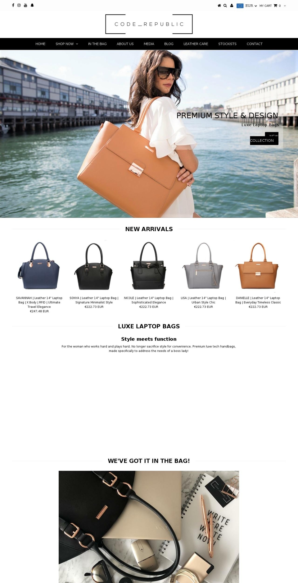 coderepublicdesigns.com — Shopify storefront screenshot