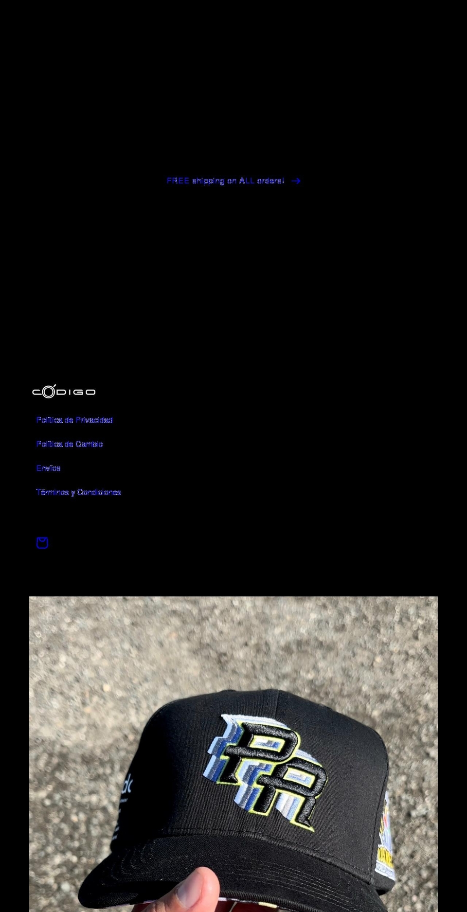 codigocollection.com shopify website screenshot