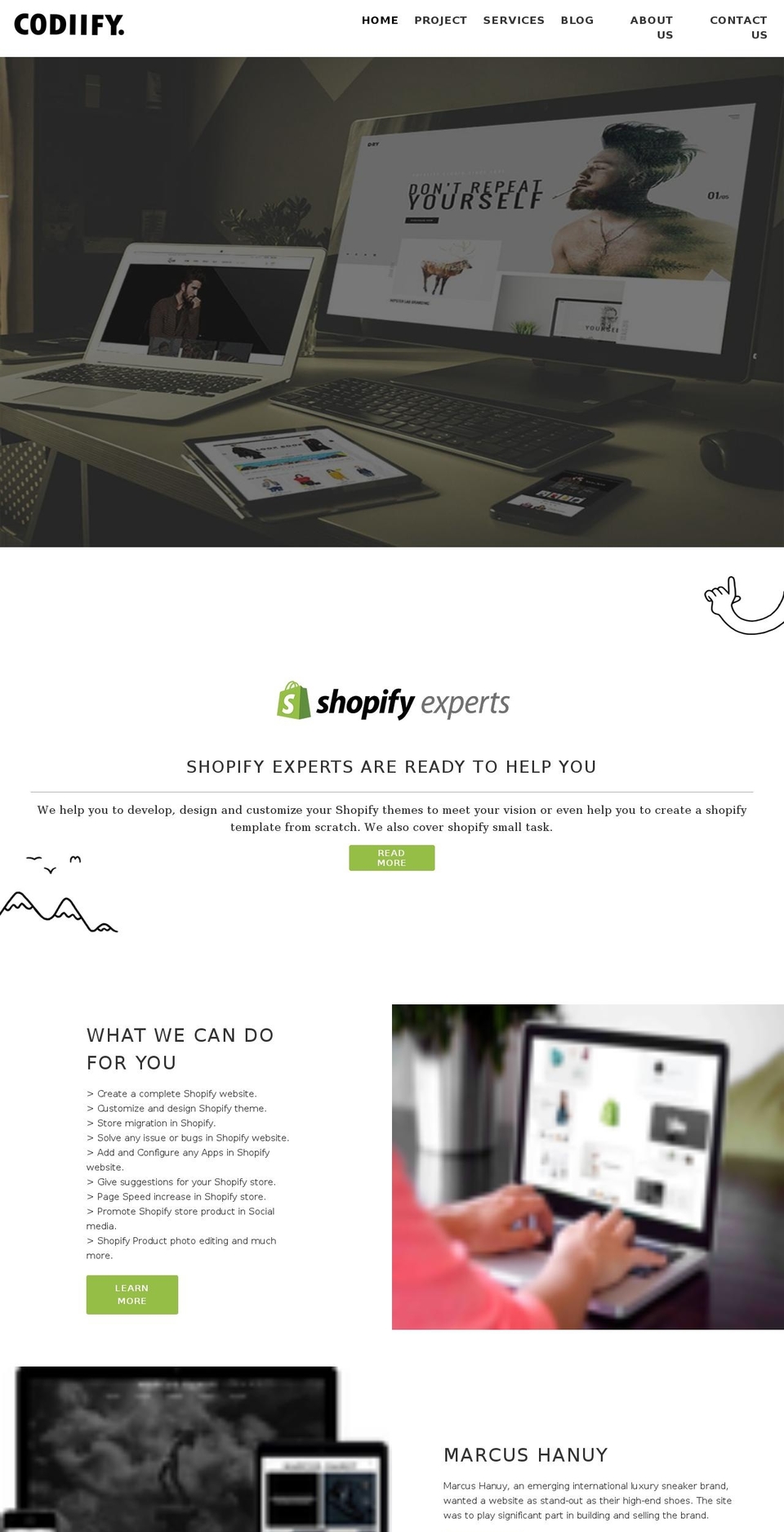 codiify.com — Shopify storefront screenshot