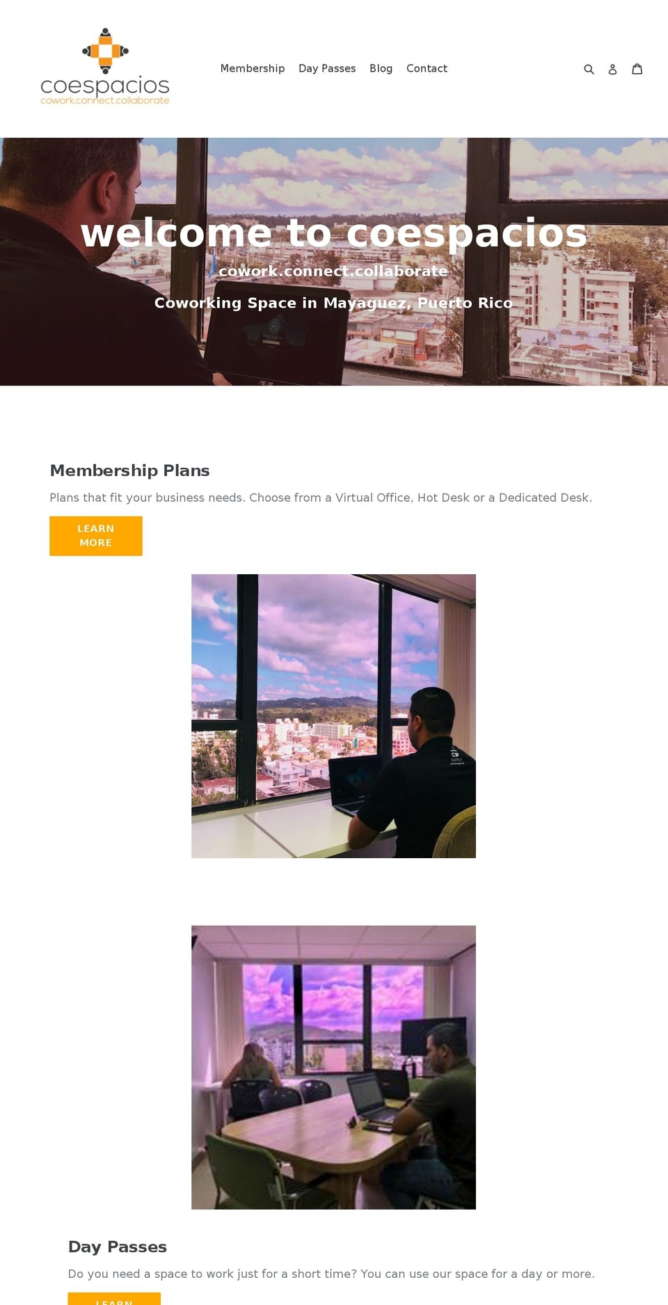 coespacios.com — Shopify storefront screenshot