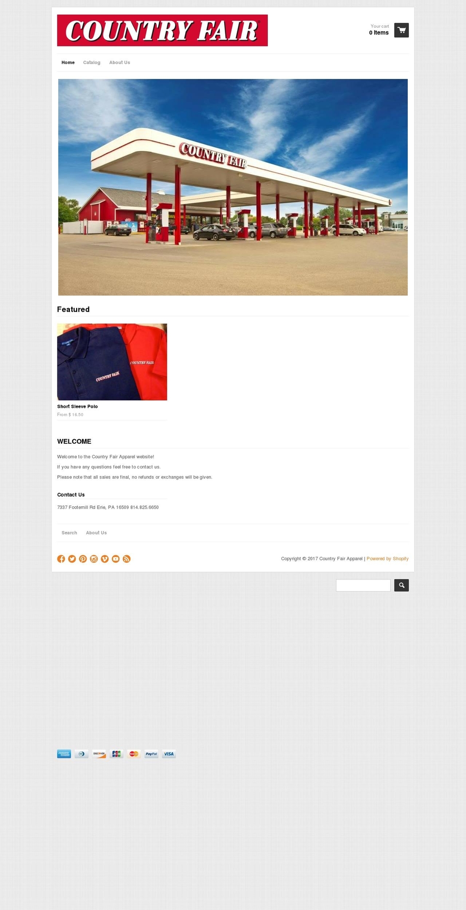 cofairapparel.com shopify website screenshot