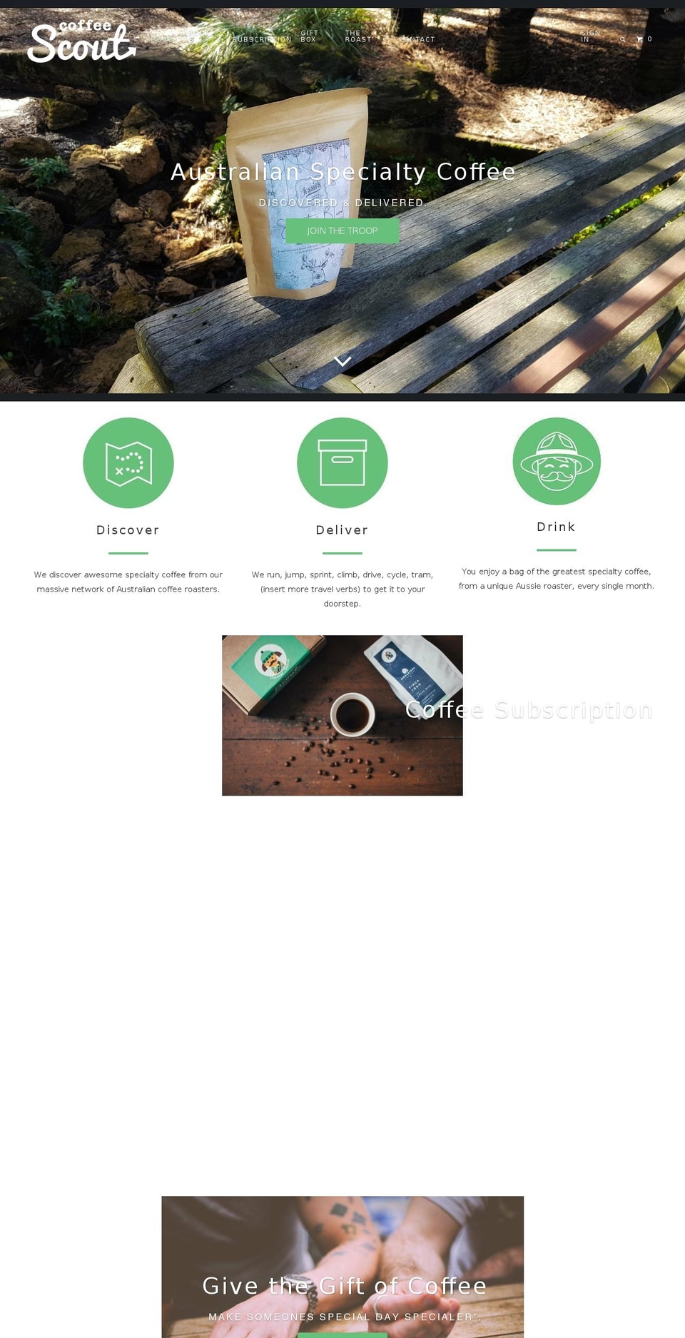 coffee-scout.myshopify.com shopify website screenshot