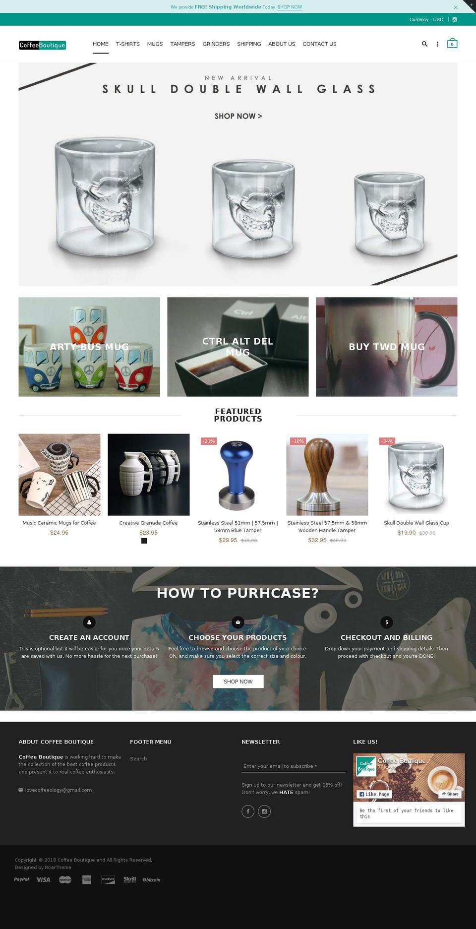 rt-material2-v1-5 Shopify theme site example coffeeboutique.org