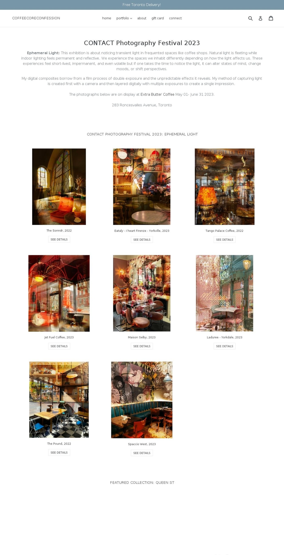 coffeecoreconfession.com shopify website screenshot