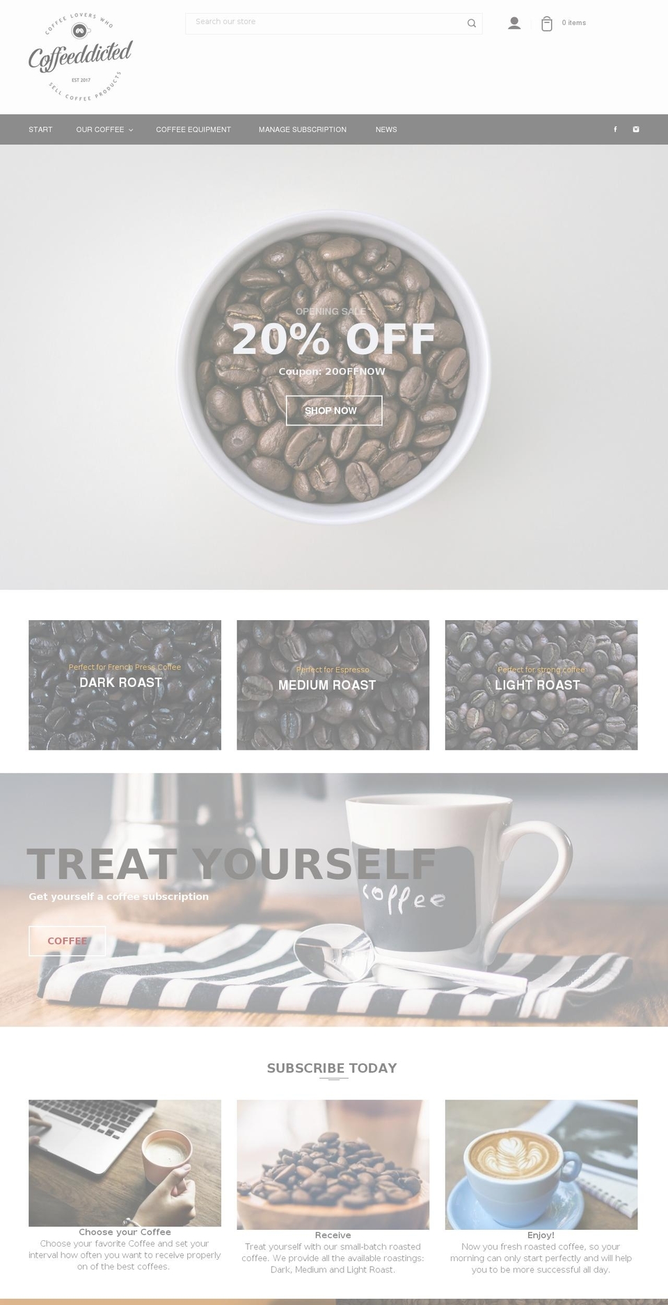 bingomaxbasic1 Shopify theme site example coffeeddicted.com