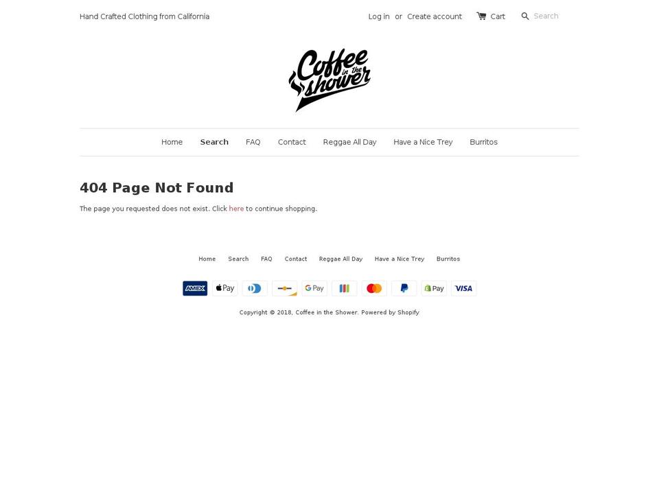 coffeeinthecrib.com shopify website screenshot
