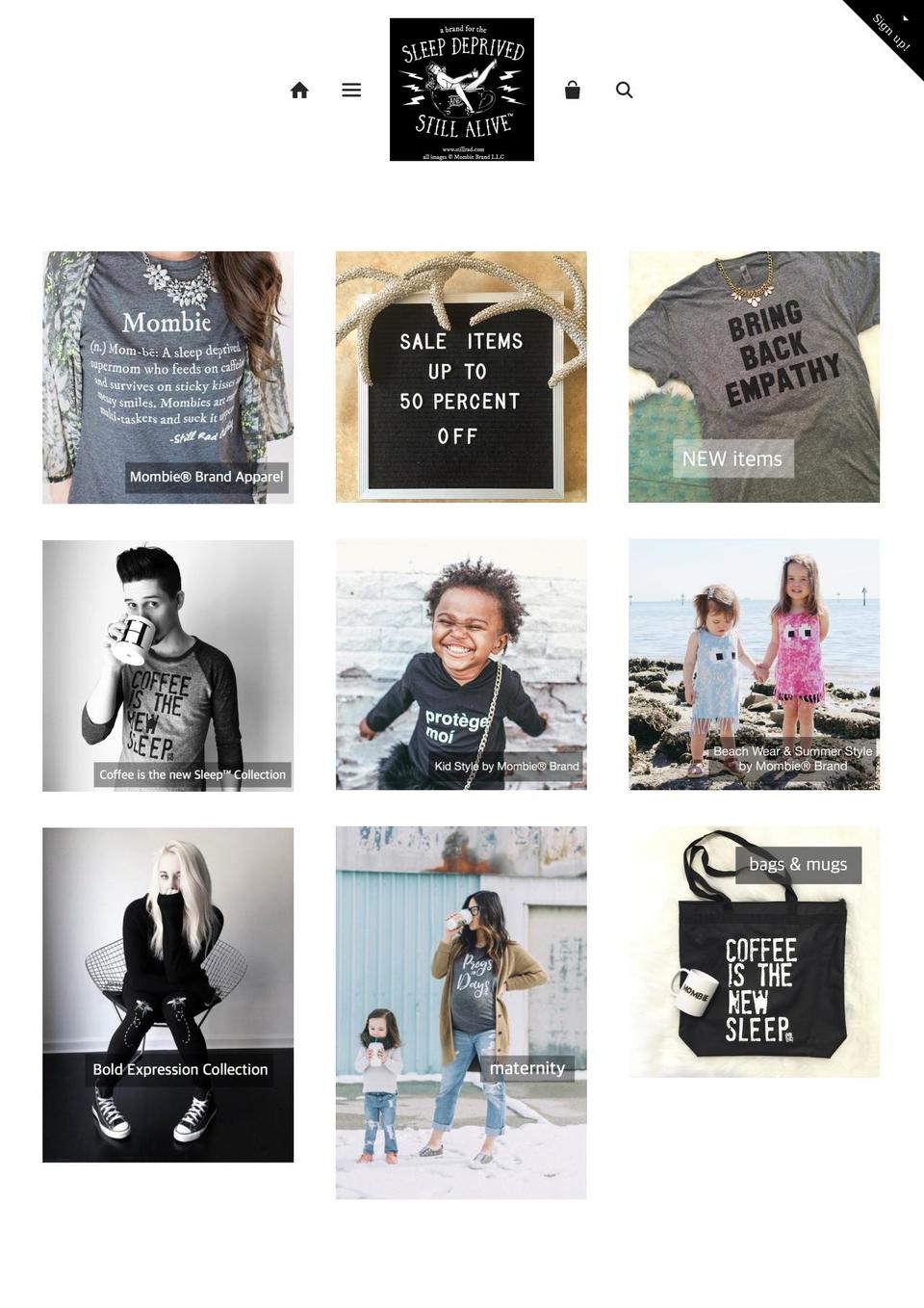 coffeeisthenewsleep.com shopify website screenshot