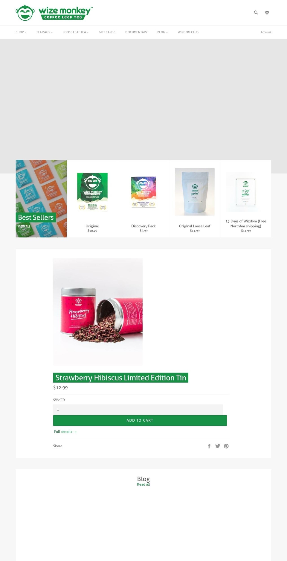 BH-WizeMonkey-2018 Shopify theme site example coffeeleafextract.com