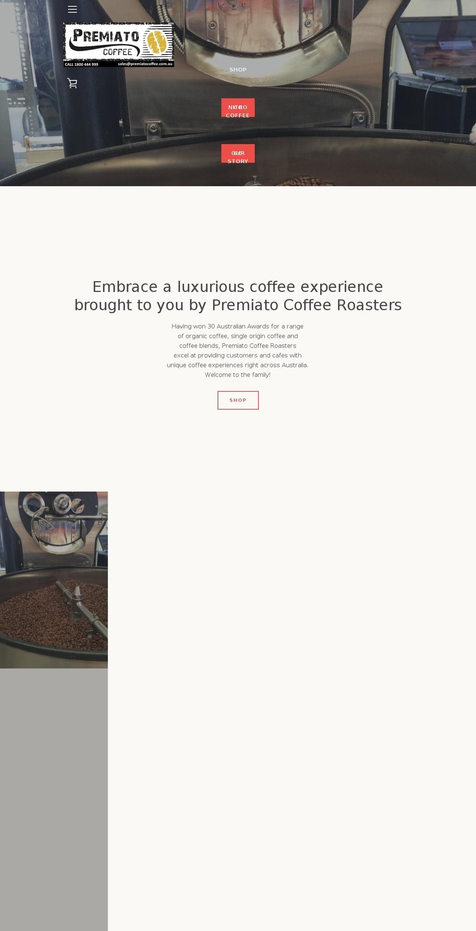 coffeelovers.com.au shopify website screenshot