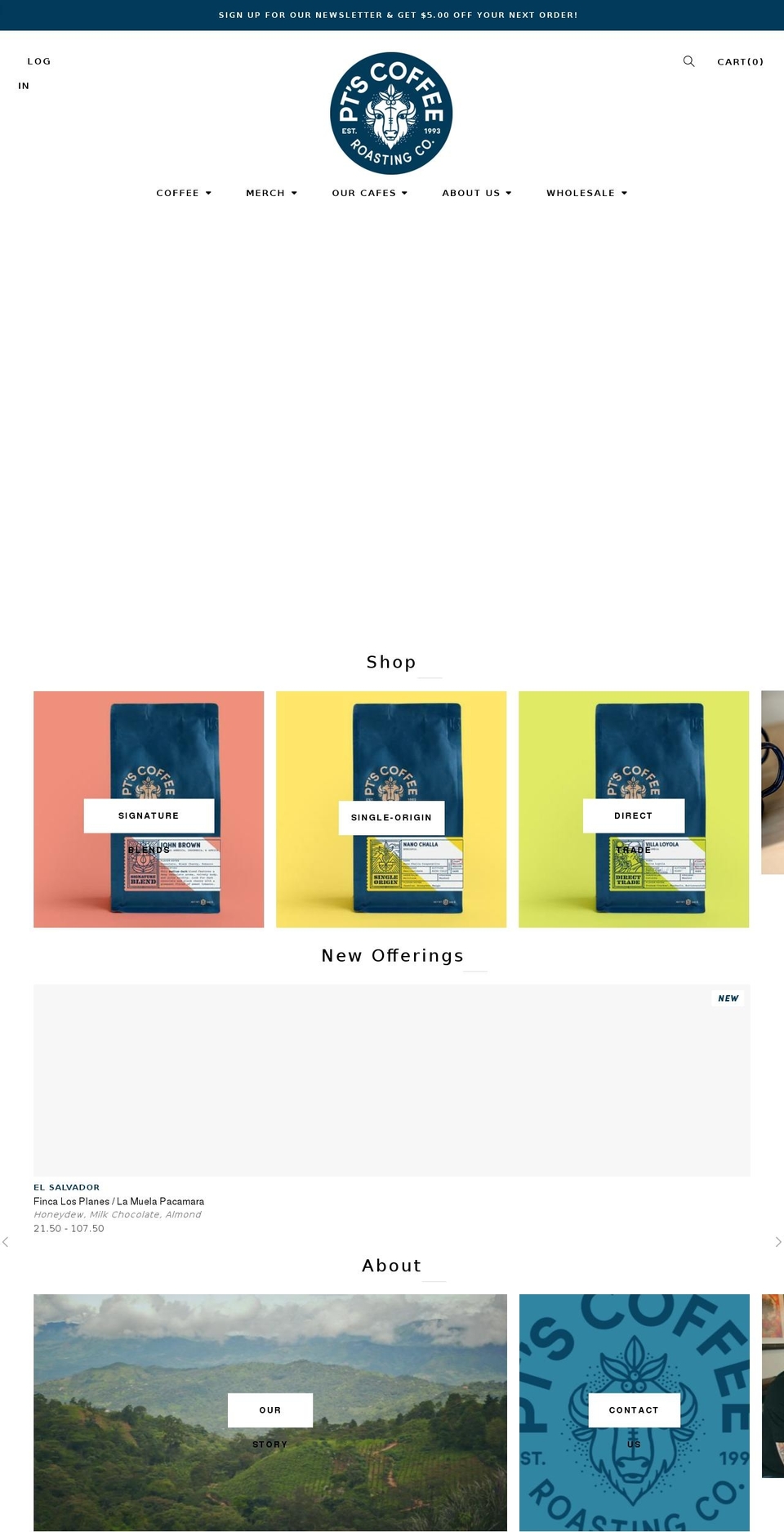 coffeeroasteroftheyear.com — Shopify storefront screenshot