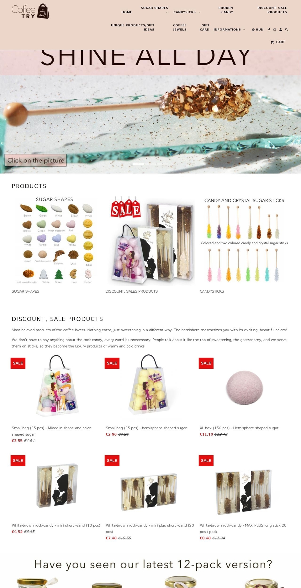 coffeetry.com — Shopify storefront screenshot