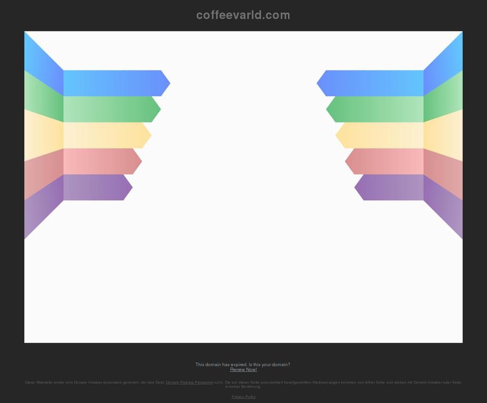 coffeevarld.com shopify website screenshot