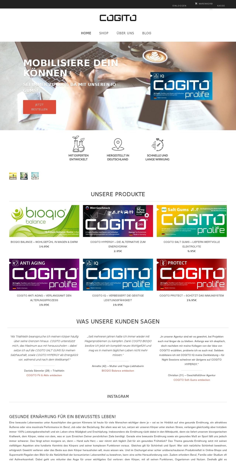 SHOP LIVE Shopify theme site example cogito-hypergy.com