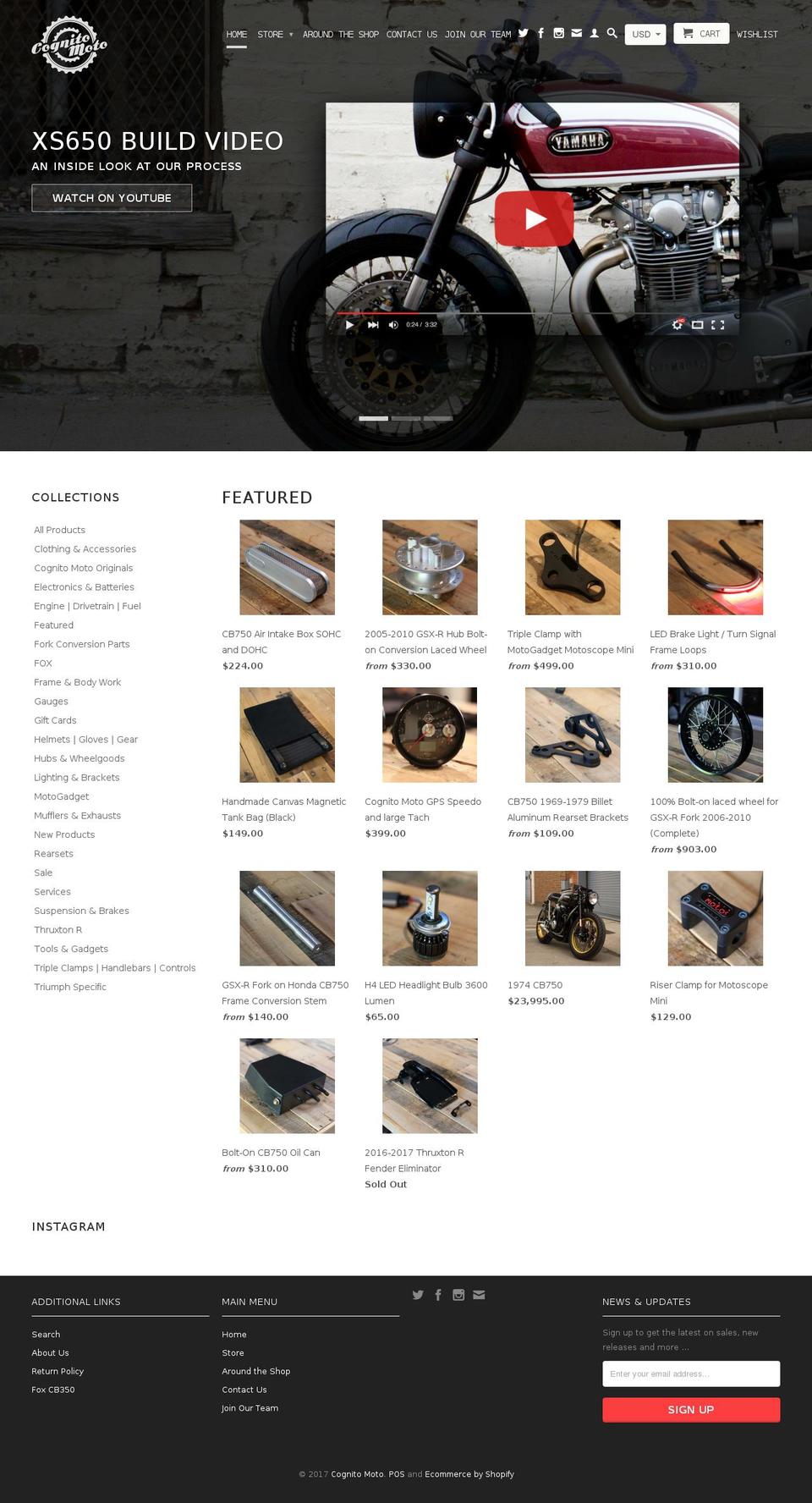 cognitomoto.com shopify website screenshot