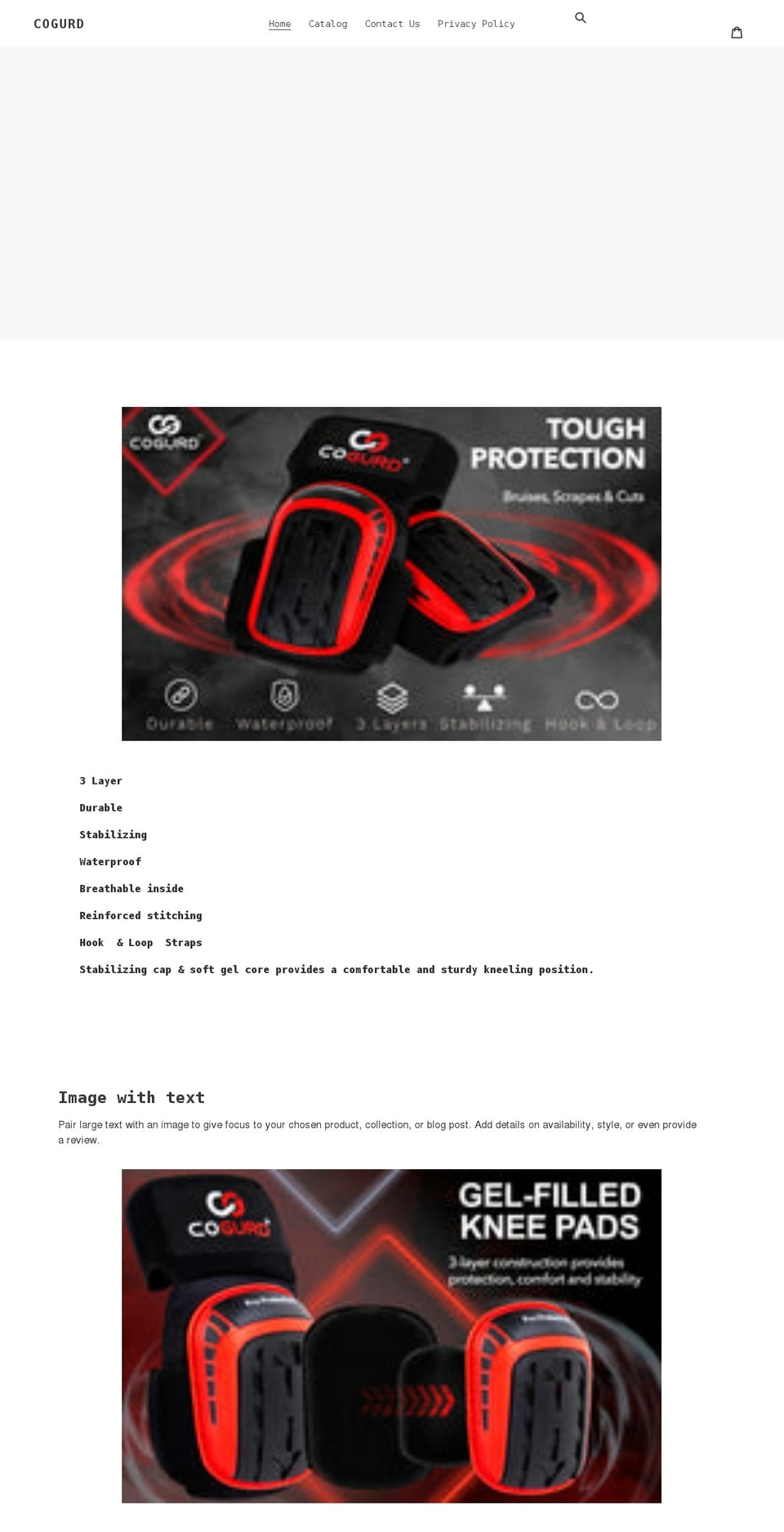 cogurd.com shopify website screenshot