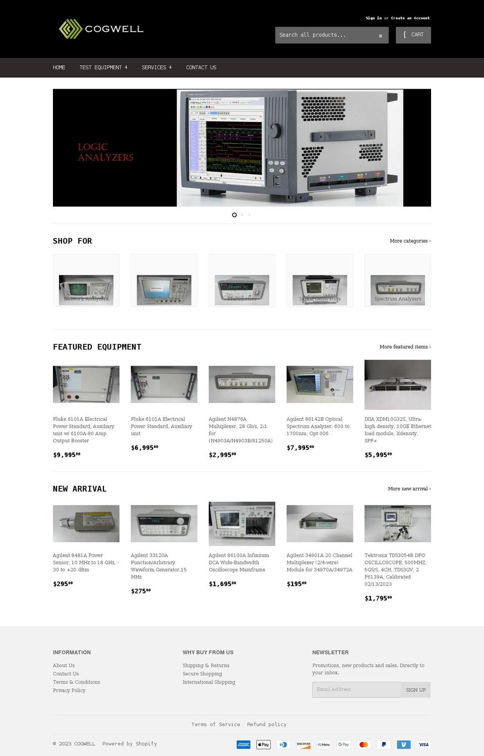 cogwell.com shopify website screenshot
