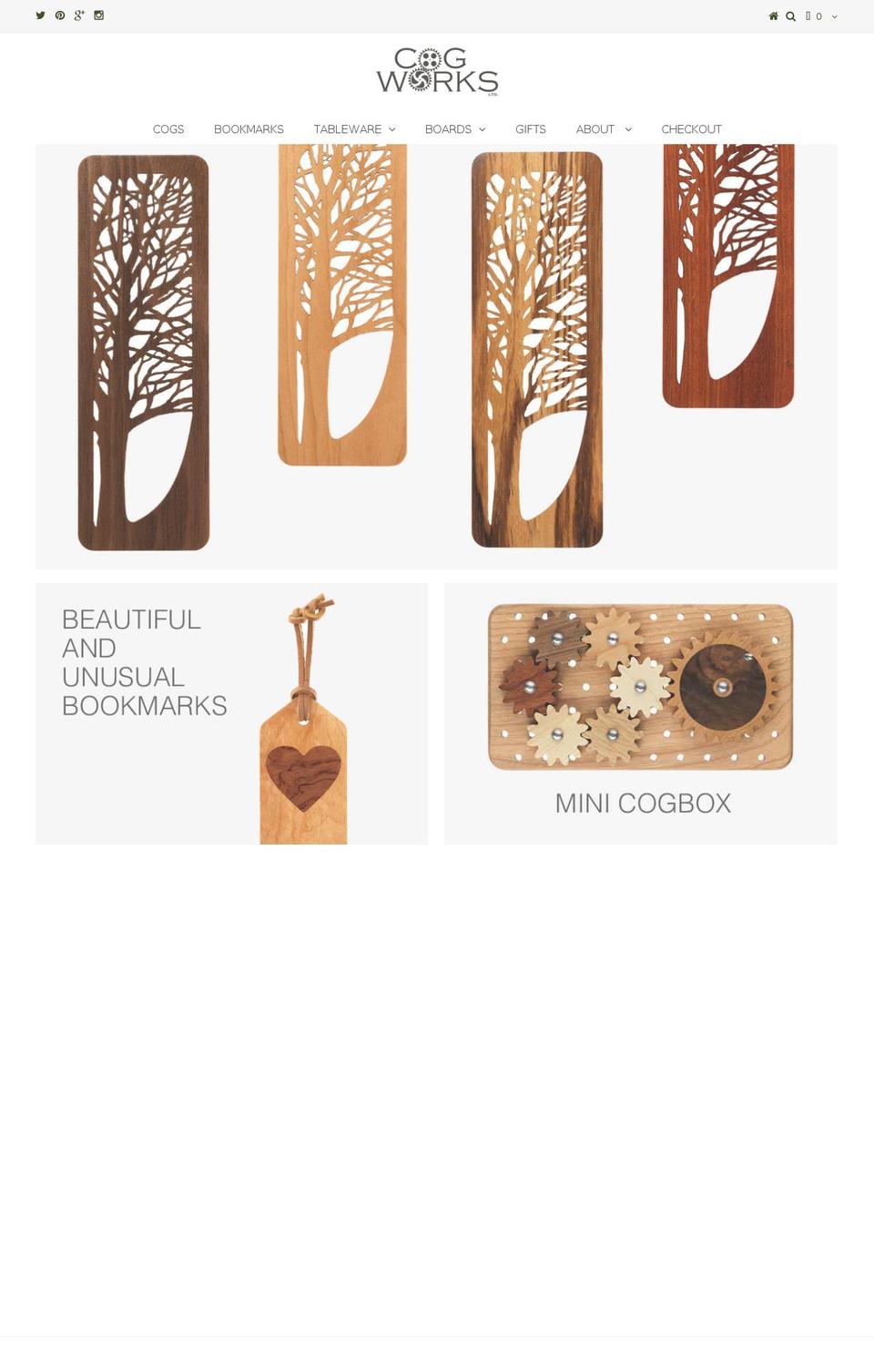 cogworkstoys.com shopify website screenshot
