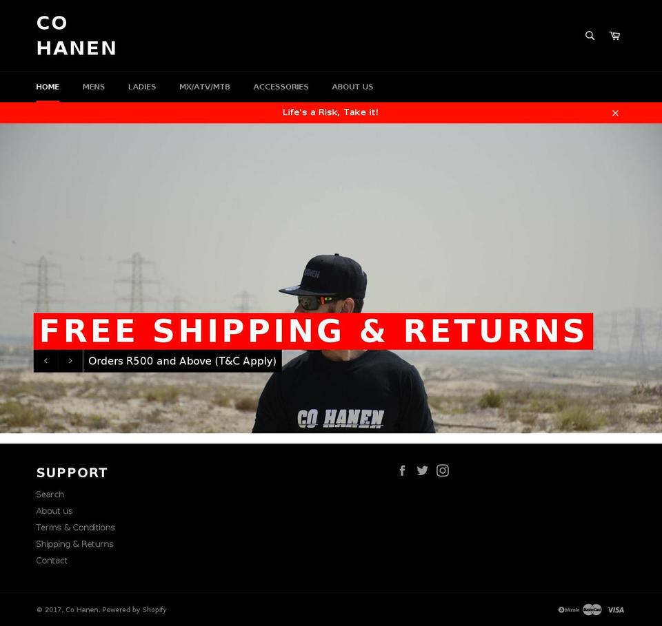 cohanen.com shopify website screenshot