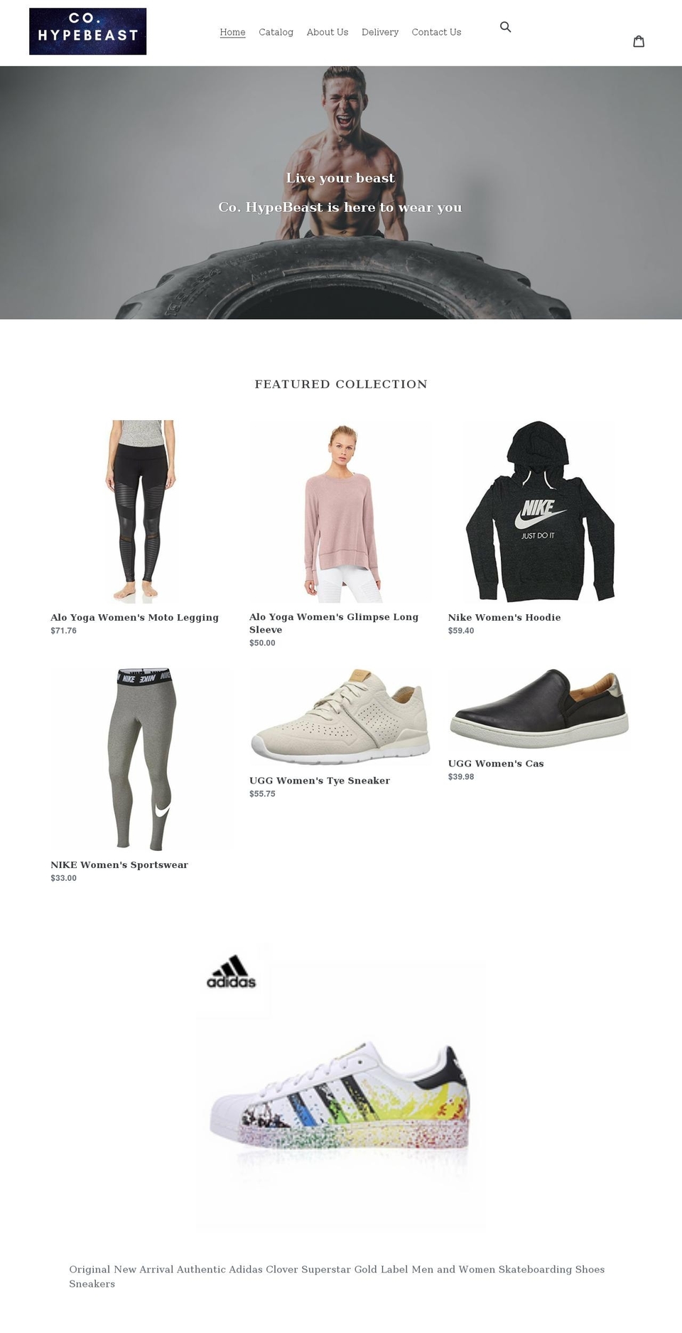 cohypebeast.com shopify website screenshot