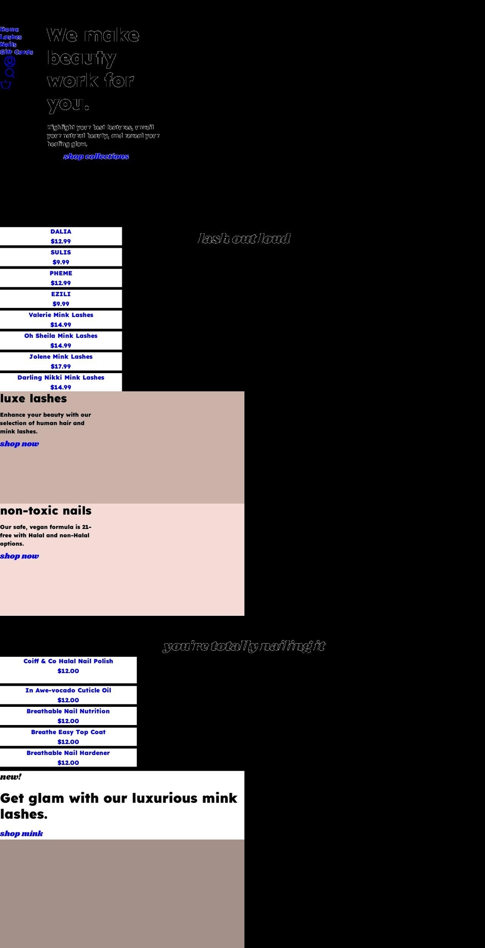 coiffandcompany.com shopify website screenshot