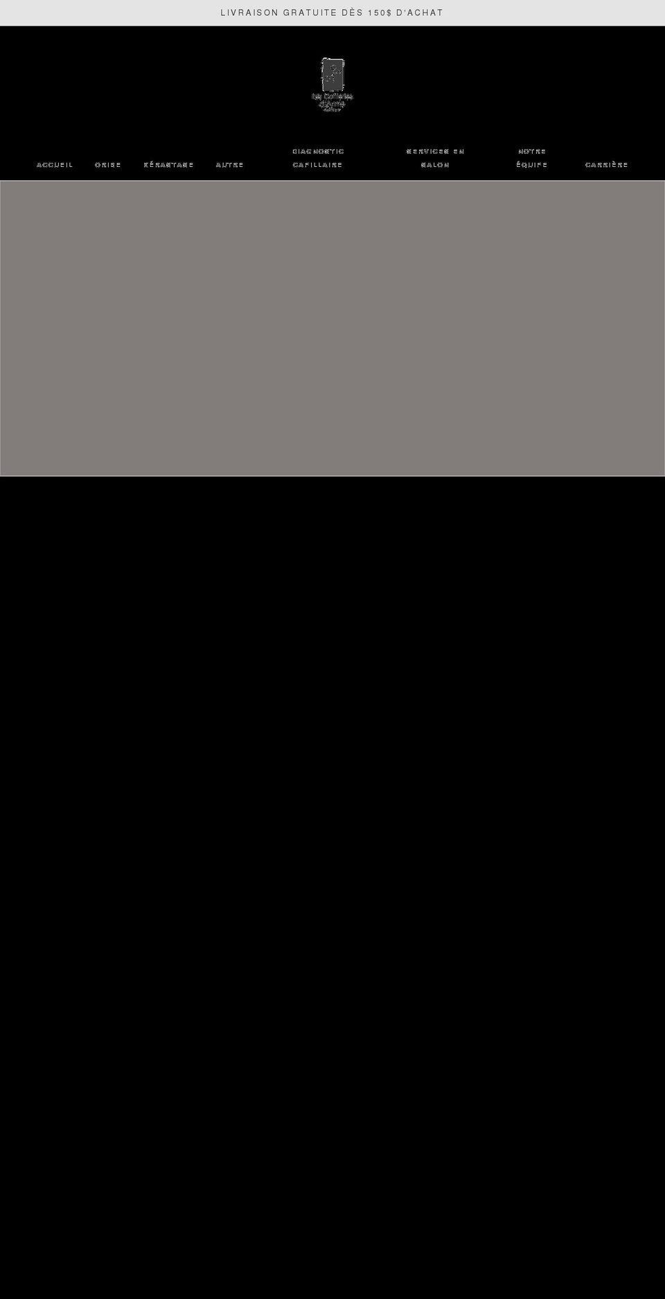 coifferiesdannie.com shopify website screenshot