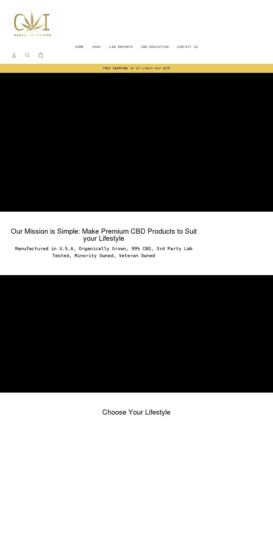 coiherbalsolutions.com shopify website screenshot