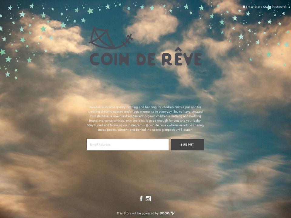 coindereve.com shopify website screenshot