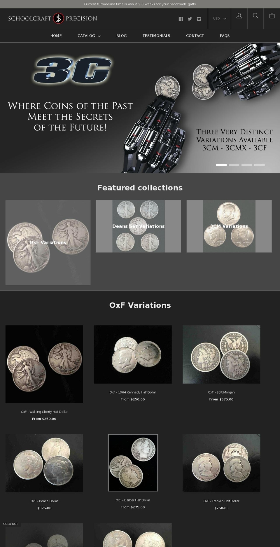 coingaff.com — Shopify storefront screenshot