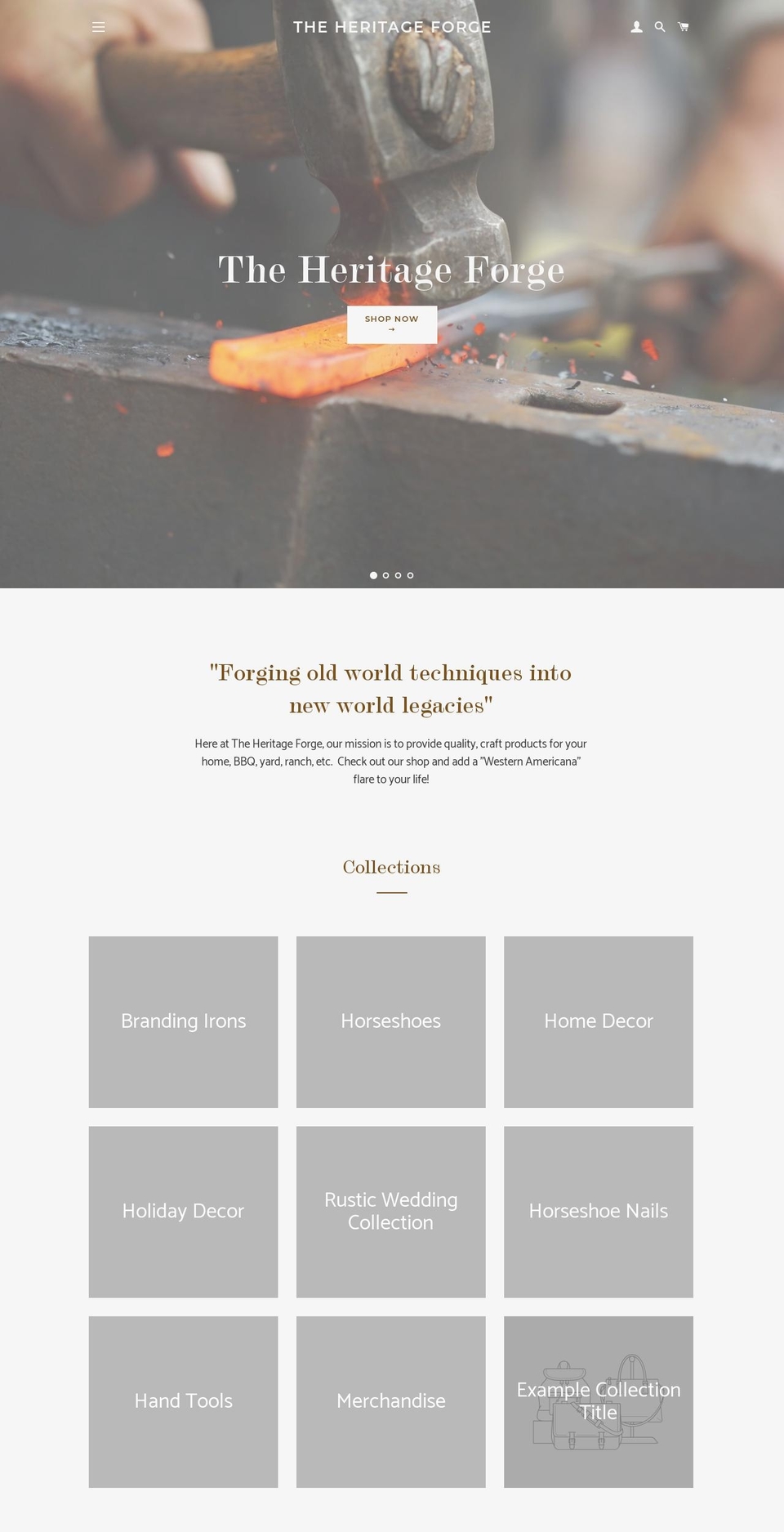 cokeforge.com — Shopify storefront screenshot