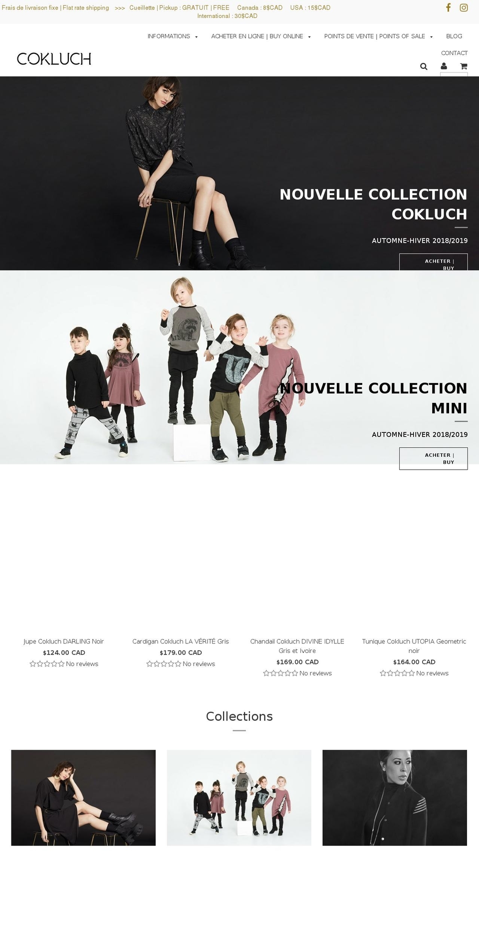 cokluch.com shopify website screenshot
