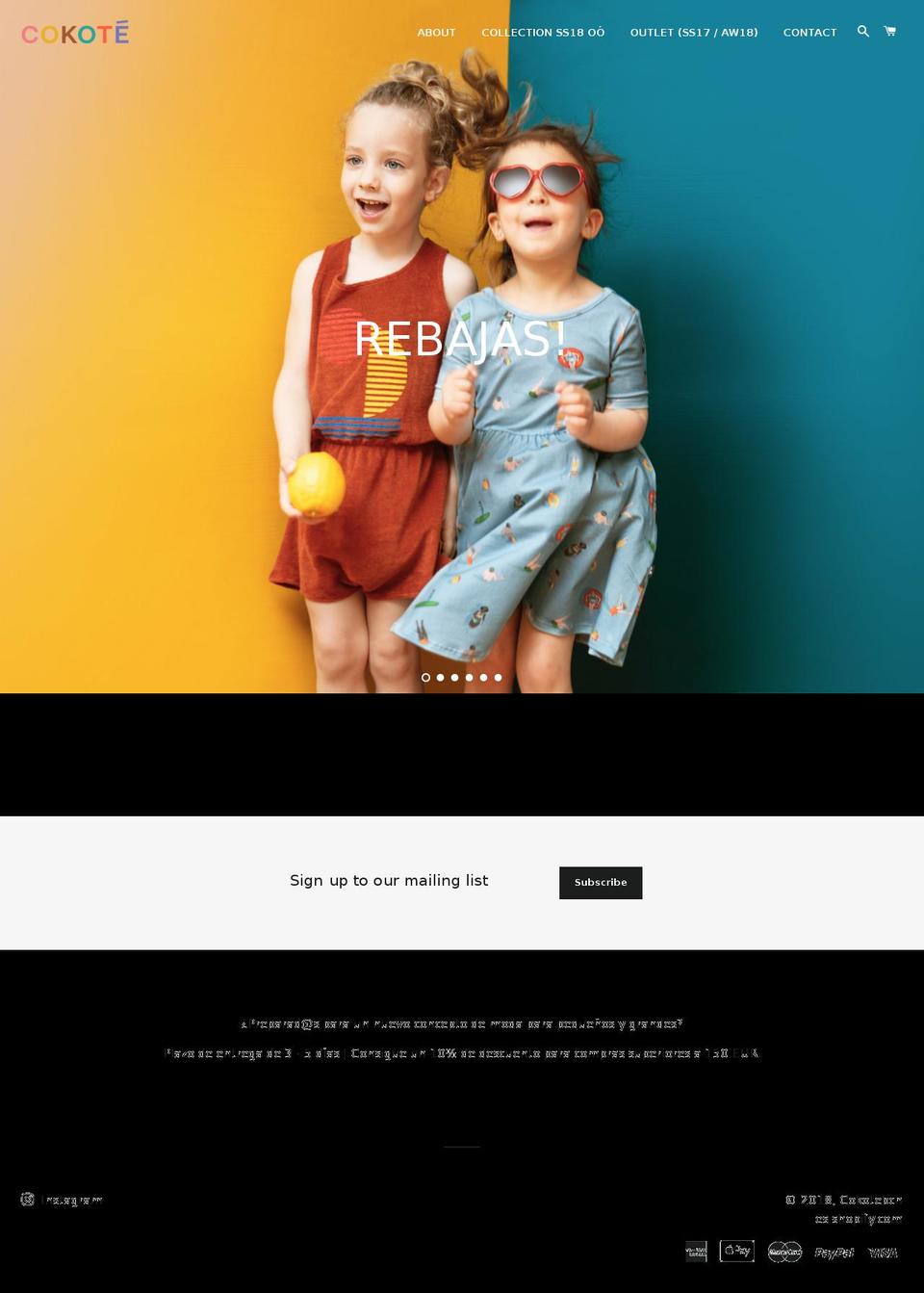 cokotebcn.com — Shopify storefront screenshot