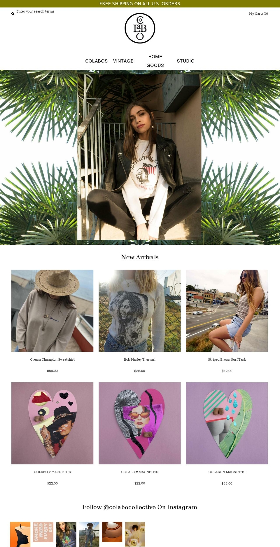 colabocollective.com — Shopify storefront screenshot