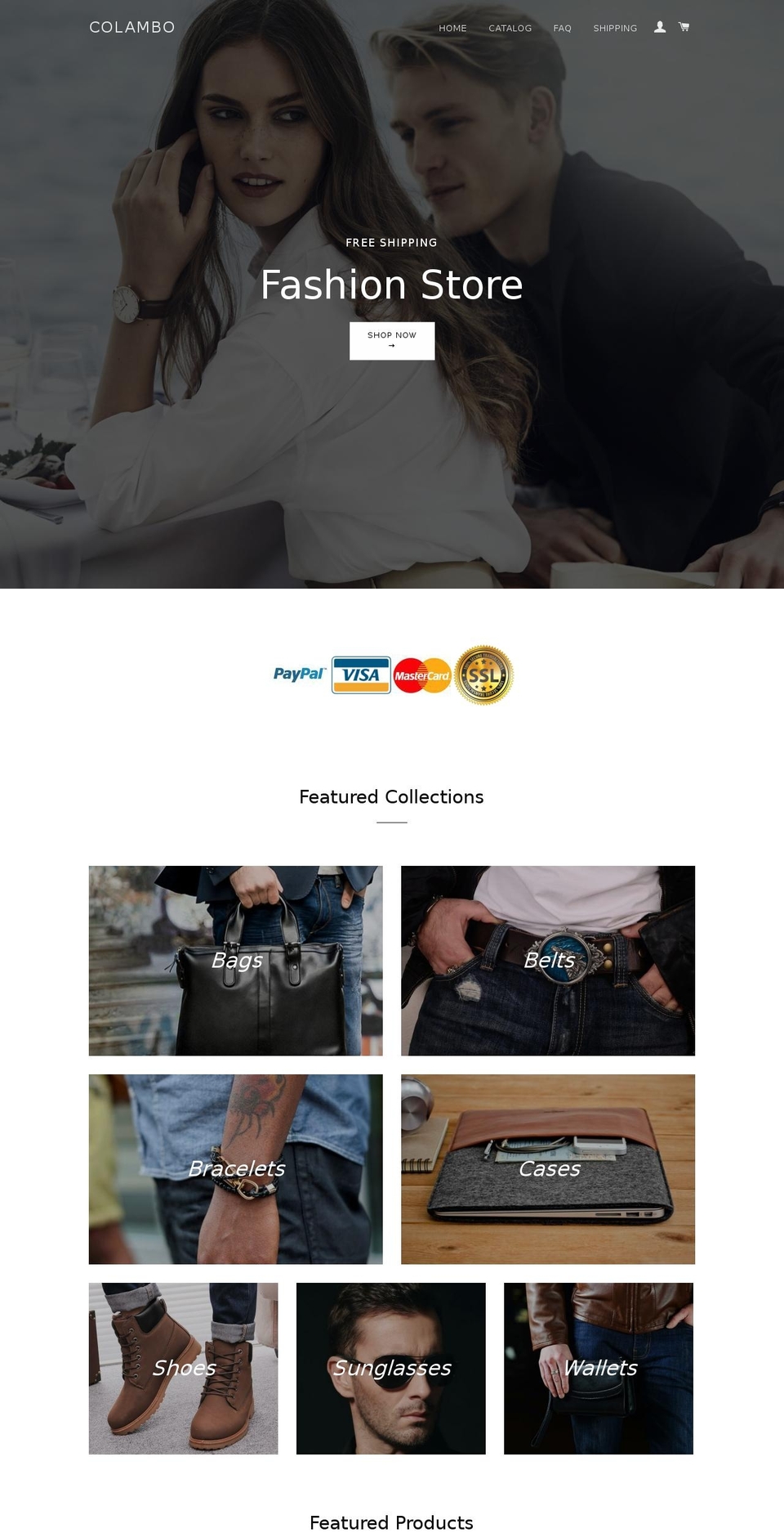 colambo.com shopify website screenshot