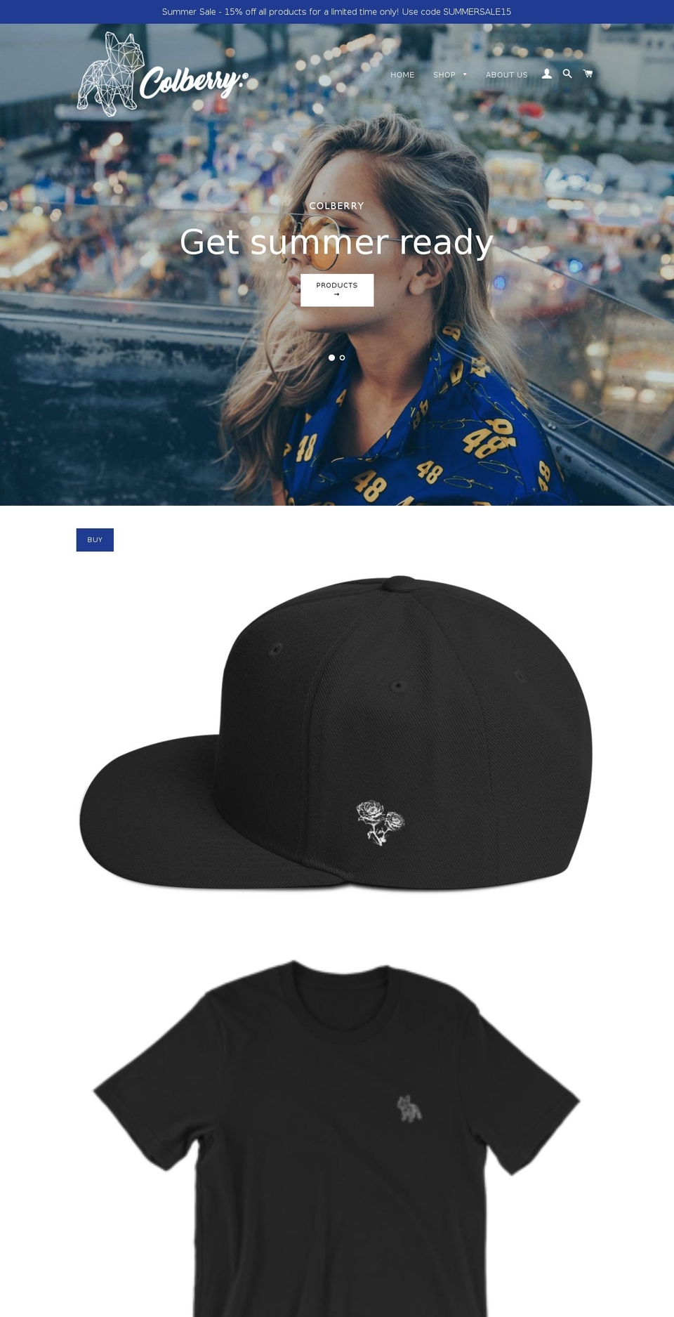 colberry.com — Shopify storefront screenshot