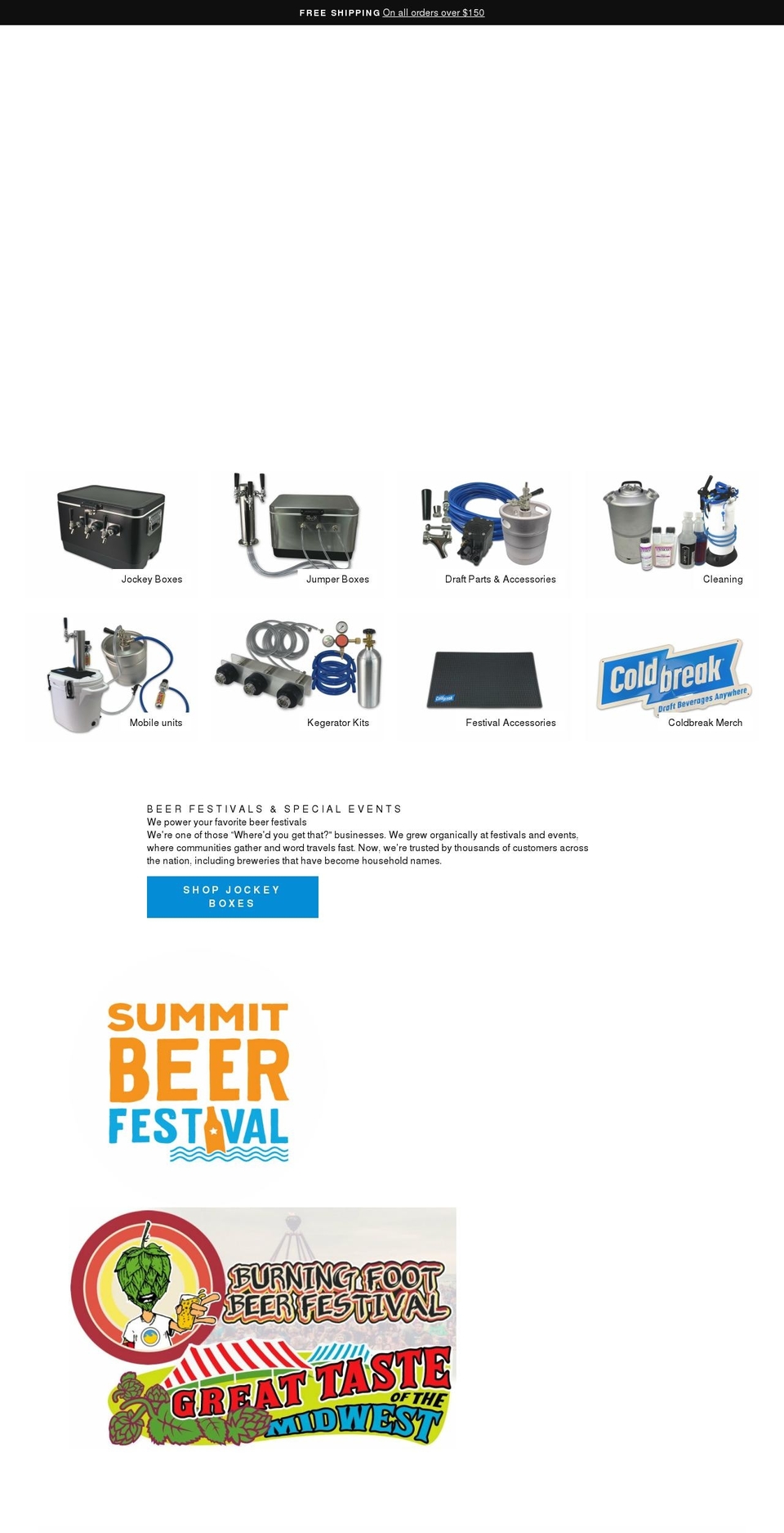 coldbreakusa.com shopify website screenshot