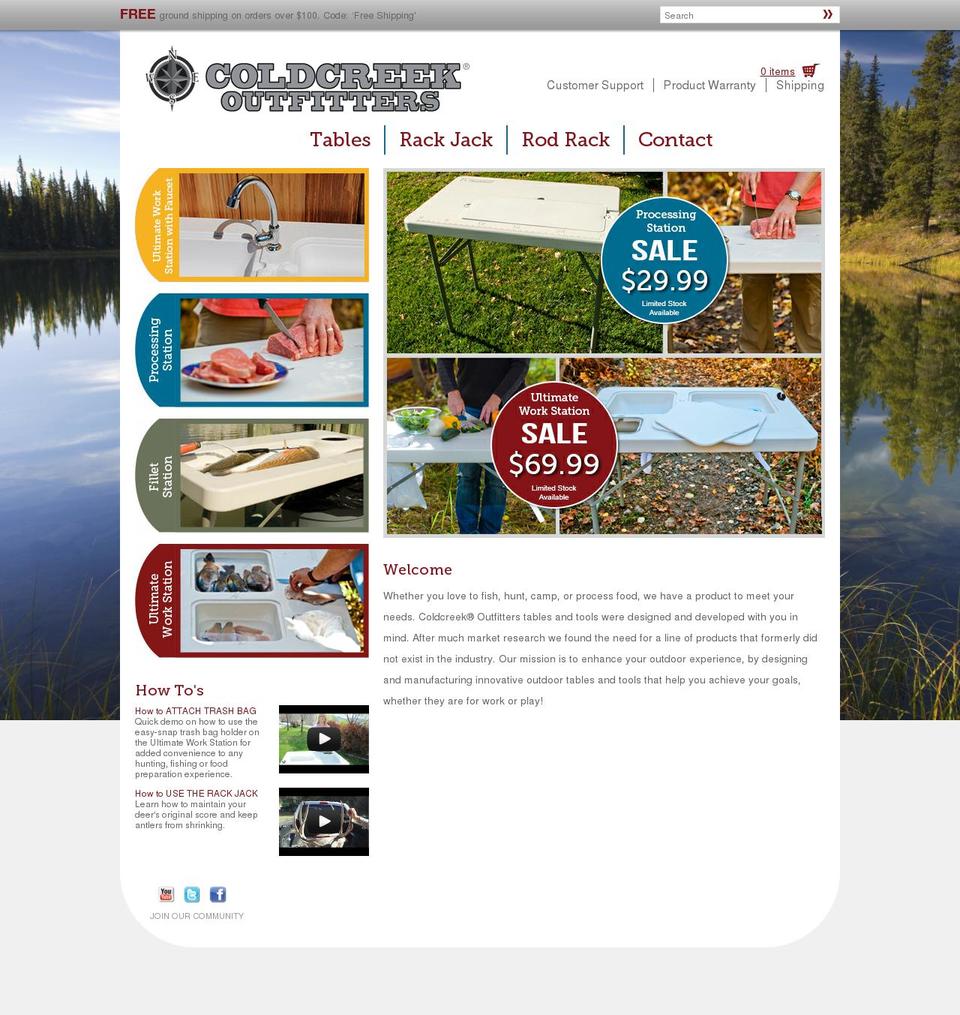 coldcreekoutfitters.com shopify website screenshot