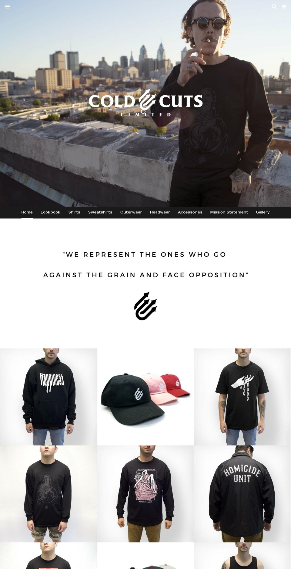 coldcutslimited.com — Shopify storefront screenshot