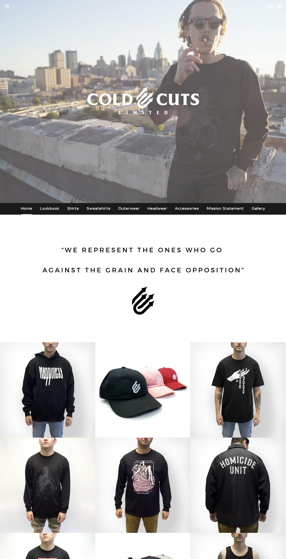coldcutsltd.com — Shopify storefront screenshot