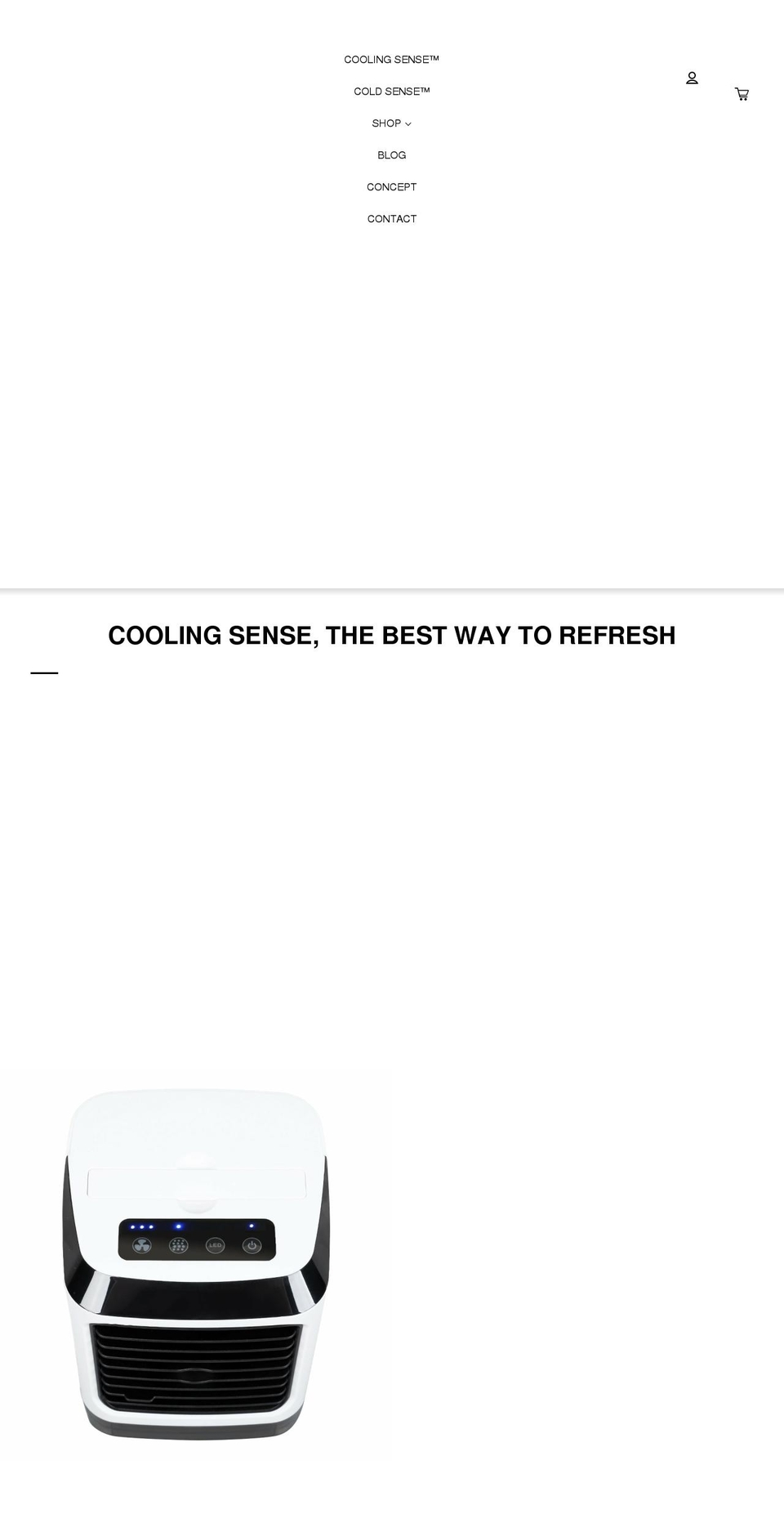 coldsense-official.com shopify website screenshot
