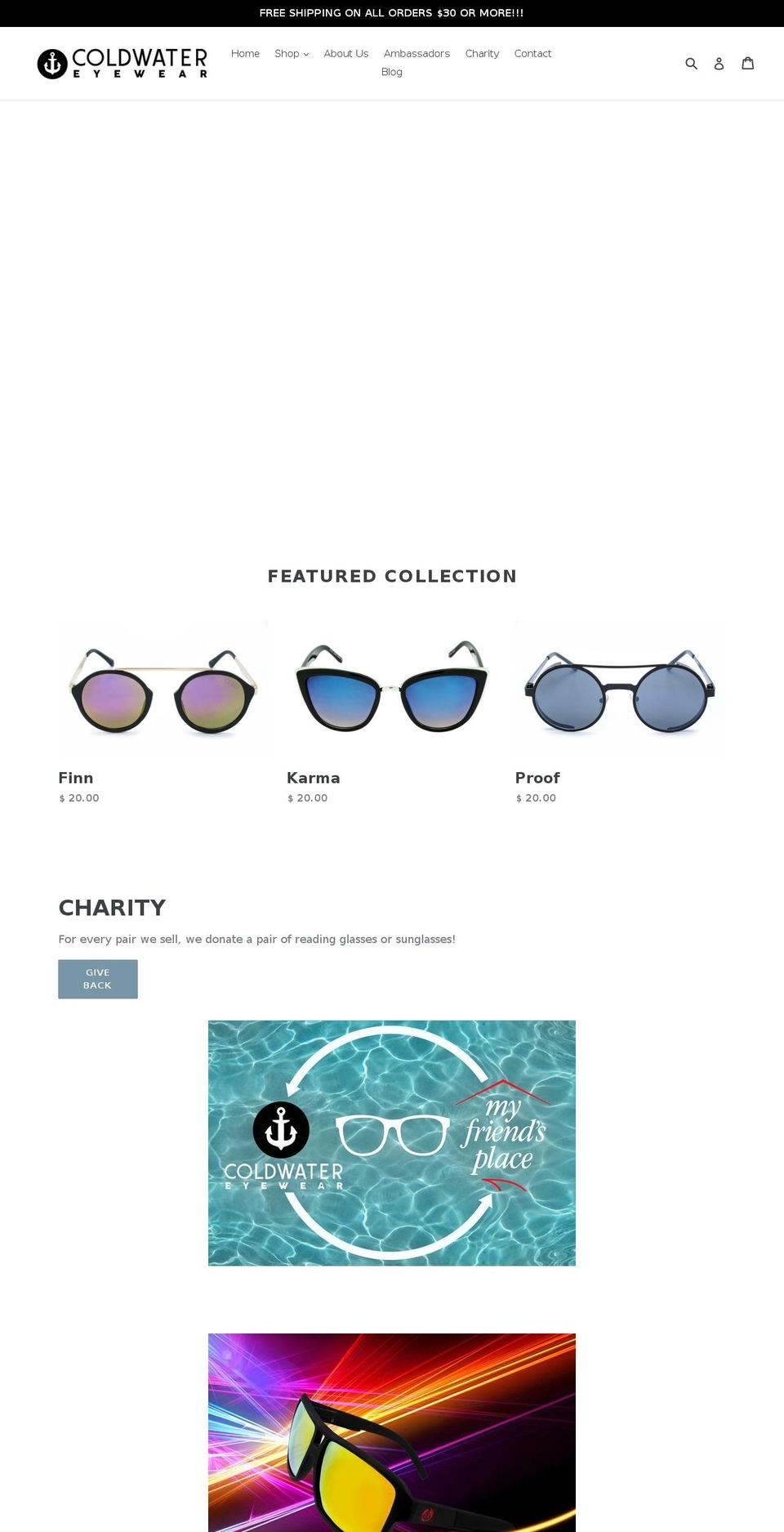 coldwaterclassix.com shopify website screenshot