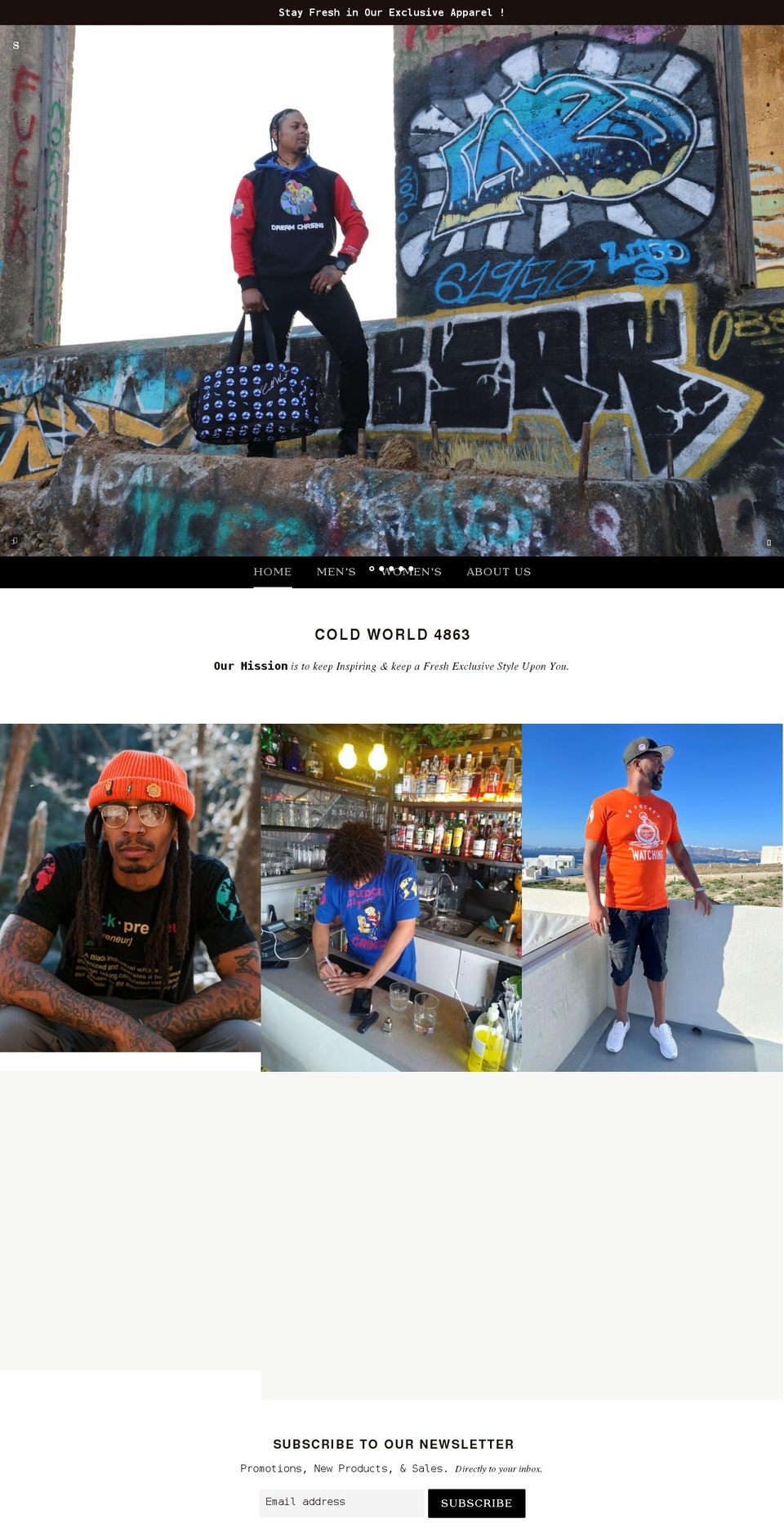 coldworld4863.com shopify website screenshot