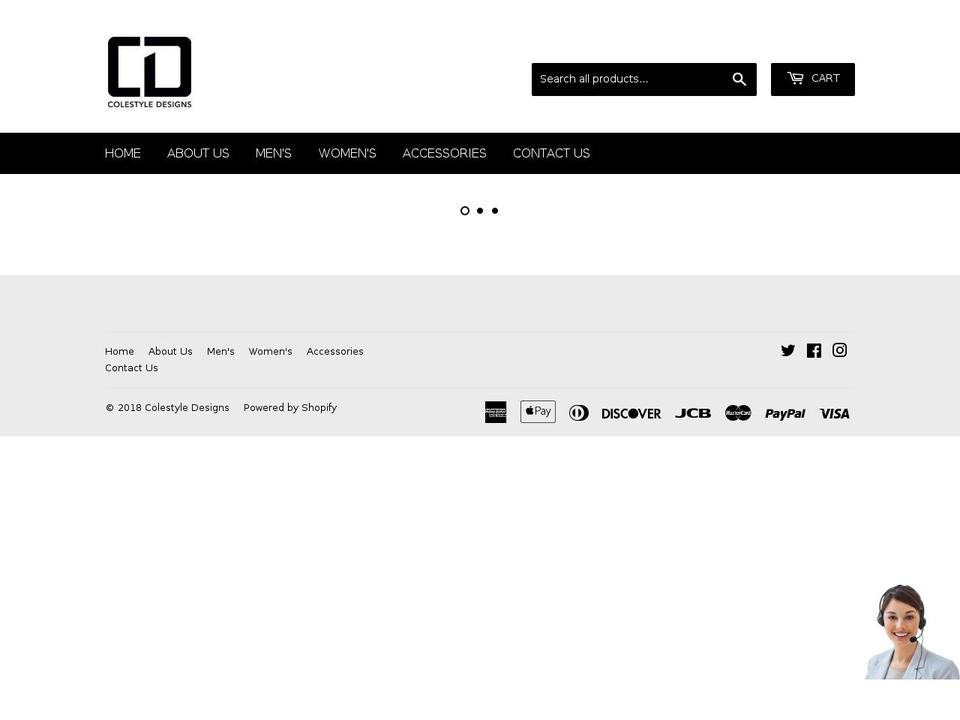colestyledesigns.com shopify website screenshot