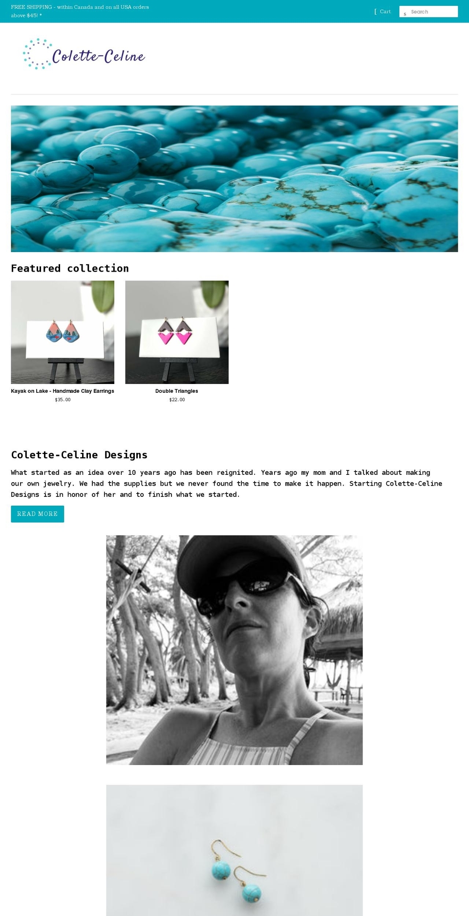 colette-celine.com shopify website screenshot