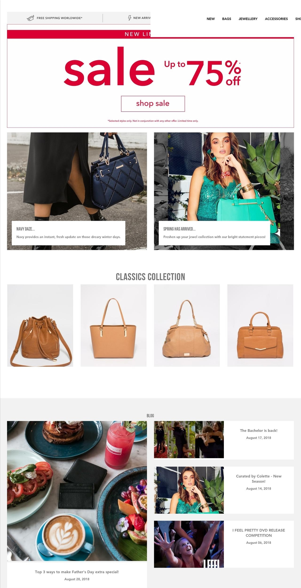 TWP - Checkout Update \u0026 Collections List - V1.3.2 Shopify theme site example colettehayman.in