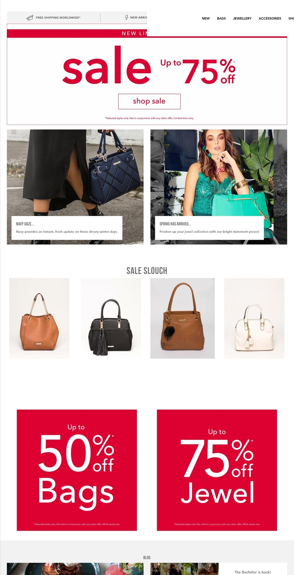 colettehayman.ru shopify website screenshot