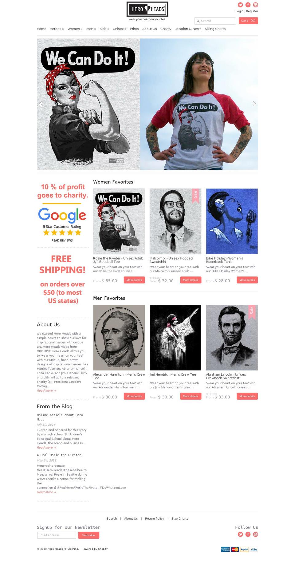 colinbill.com — Shopify storefront screenshot